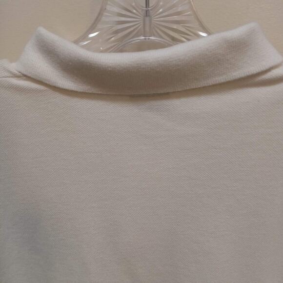 Florida THE VILLAGES Polo Club Shirt SZ L Vintage 90s White Short Sleeve Crest - Picture 5 of 7